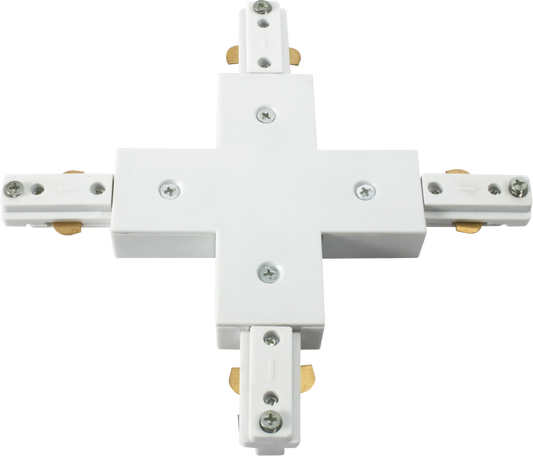 Knightsbridge TRKX1W Single Circuit Track X Connector White