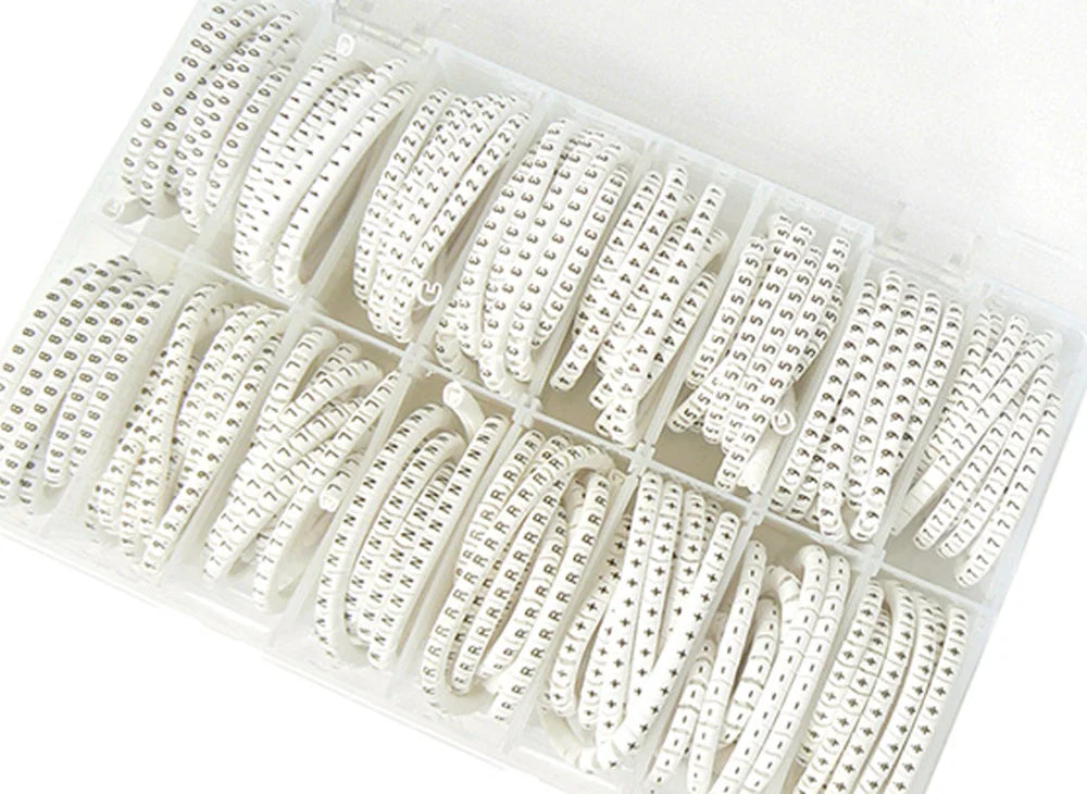 Term Tech TTAB12 1-6mm Numbers 0-9 Cable Marker Kit