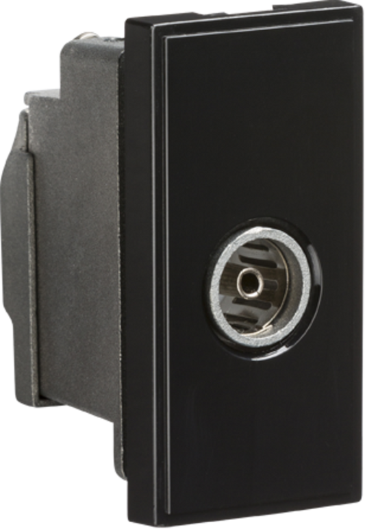 Euro TVFB Female Coax Module Black