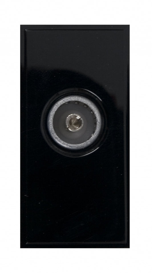 Euro TVMB Male Coax Module Black