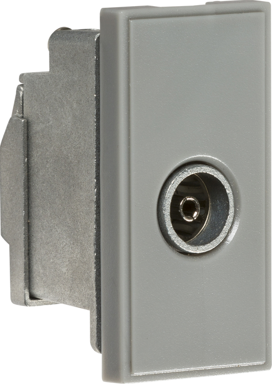 Euro TVFG Female Coax Module Grey