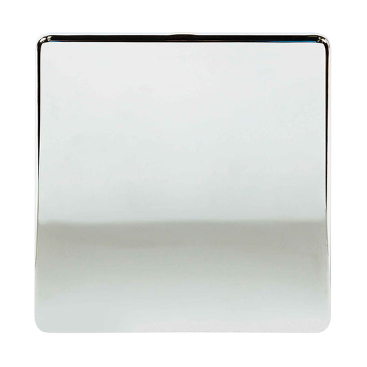 Niglon U-BP1-PC 1 Gang Blank Plate Polished Chrome