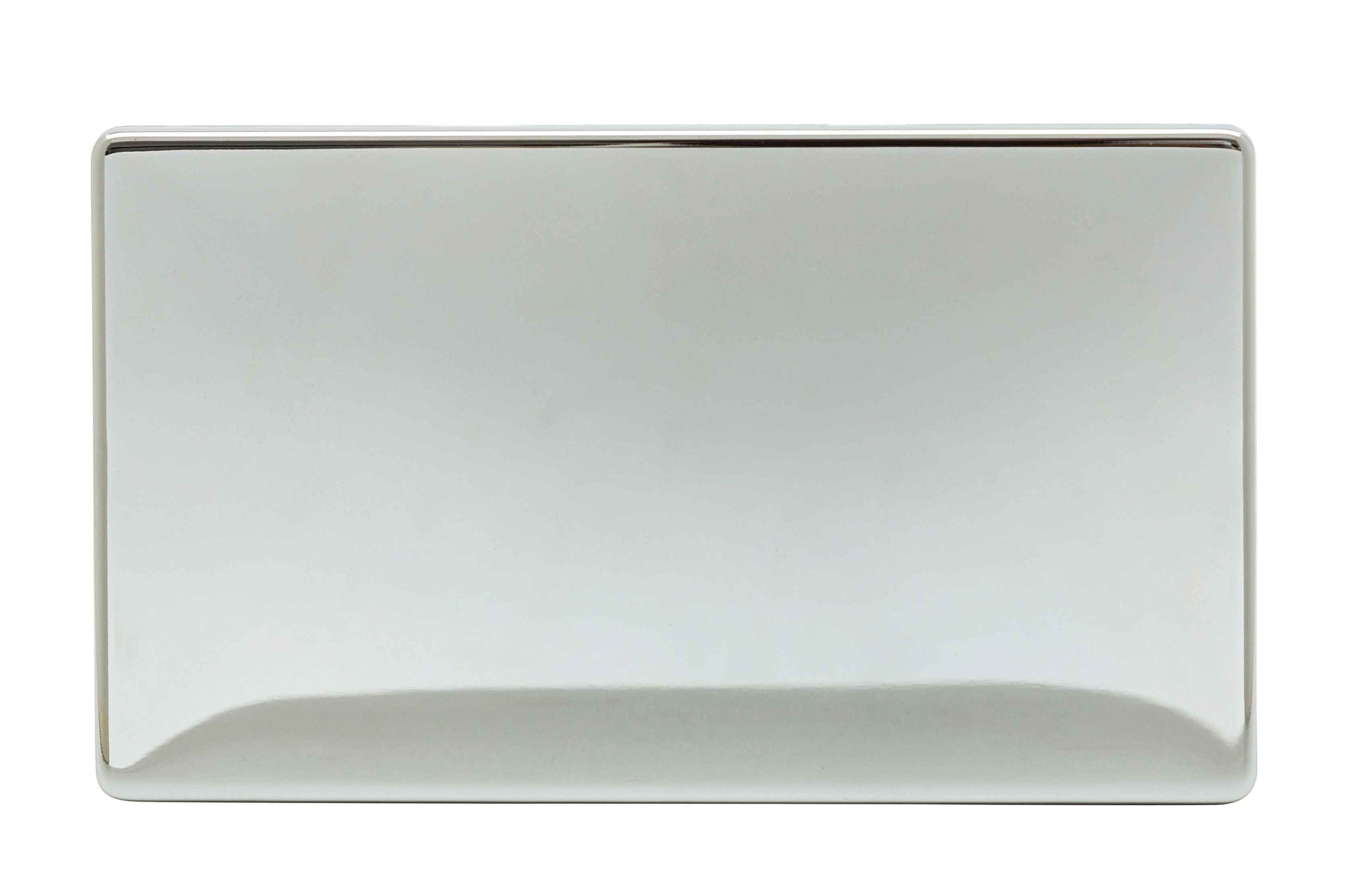 Niglon U-BP2-PC 2 Gang Blank Plate Polished Chrome