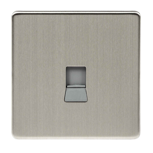 Niglon U-DS15-BC 1 Gang CAT5 Outlet Brushed Chrome