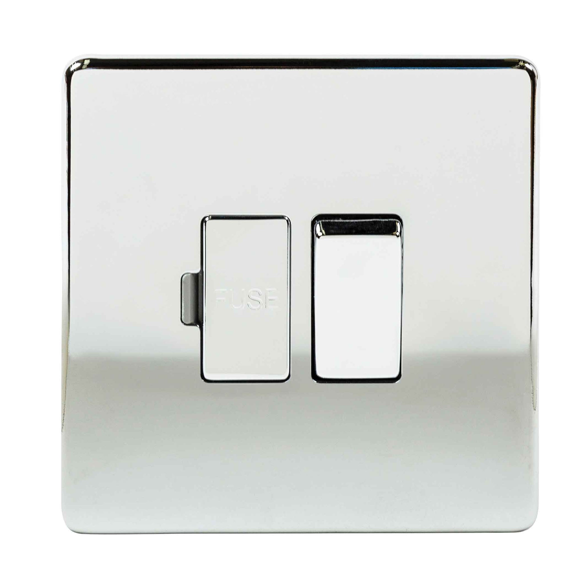 Niglon U-FS13DP-PC 13A Switched Spur Polished Chrome