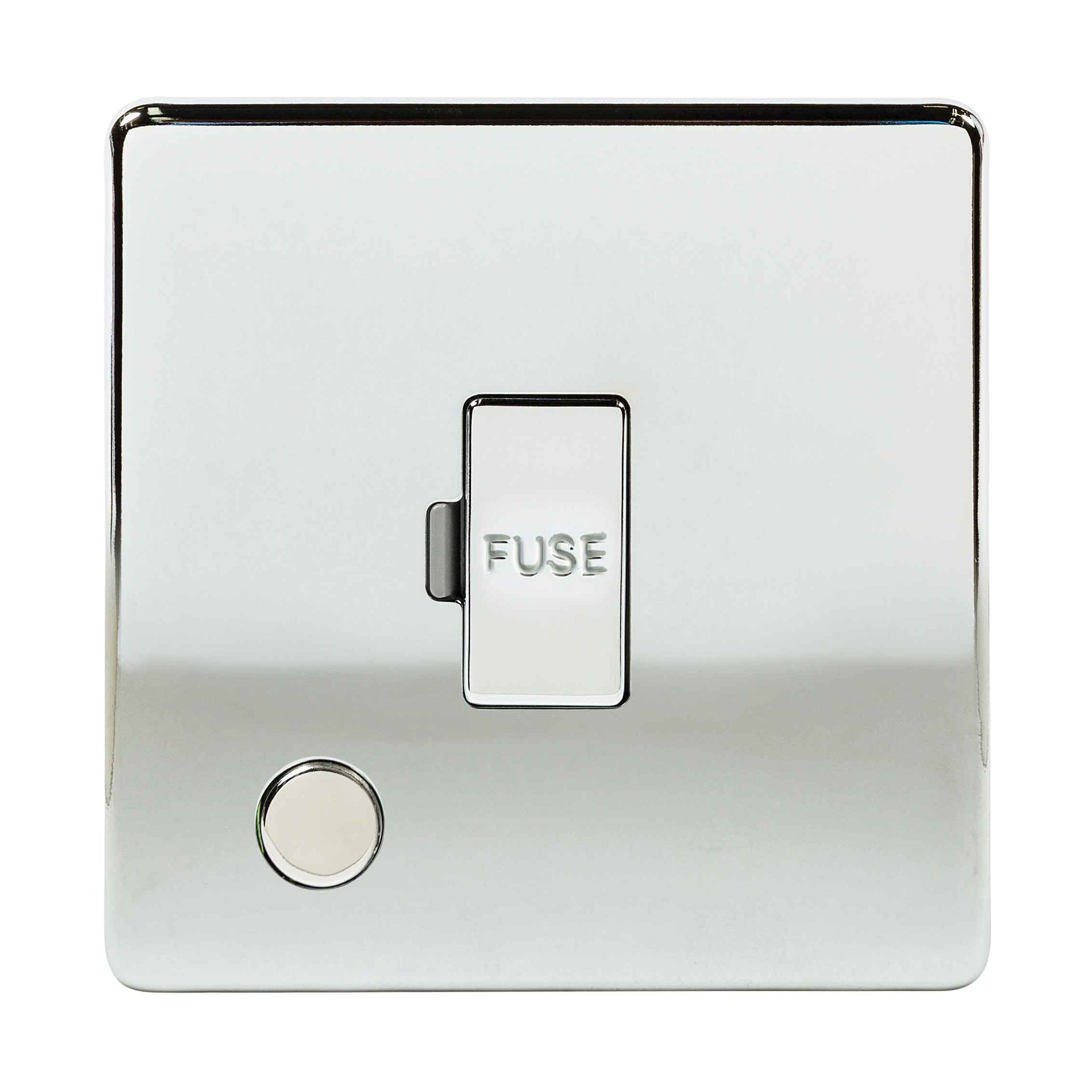 Niglon U-FS13FO-PC 13A Unswitched Spur with Flex Outlet Polished Chrome