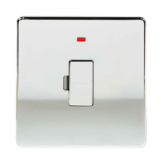 Niglon U-FS13N-PC 13A Unswitched Spur with Neon Polished Chrome