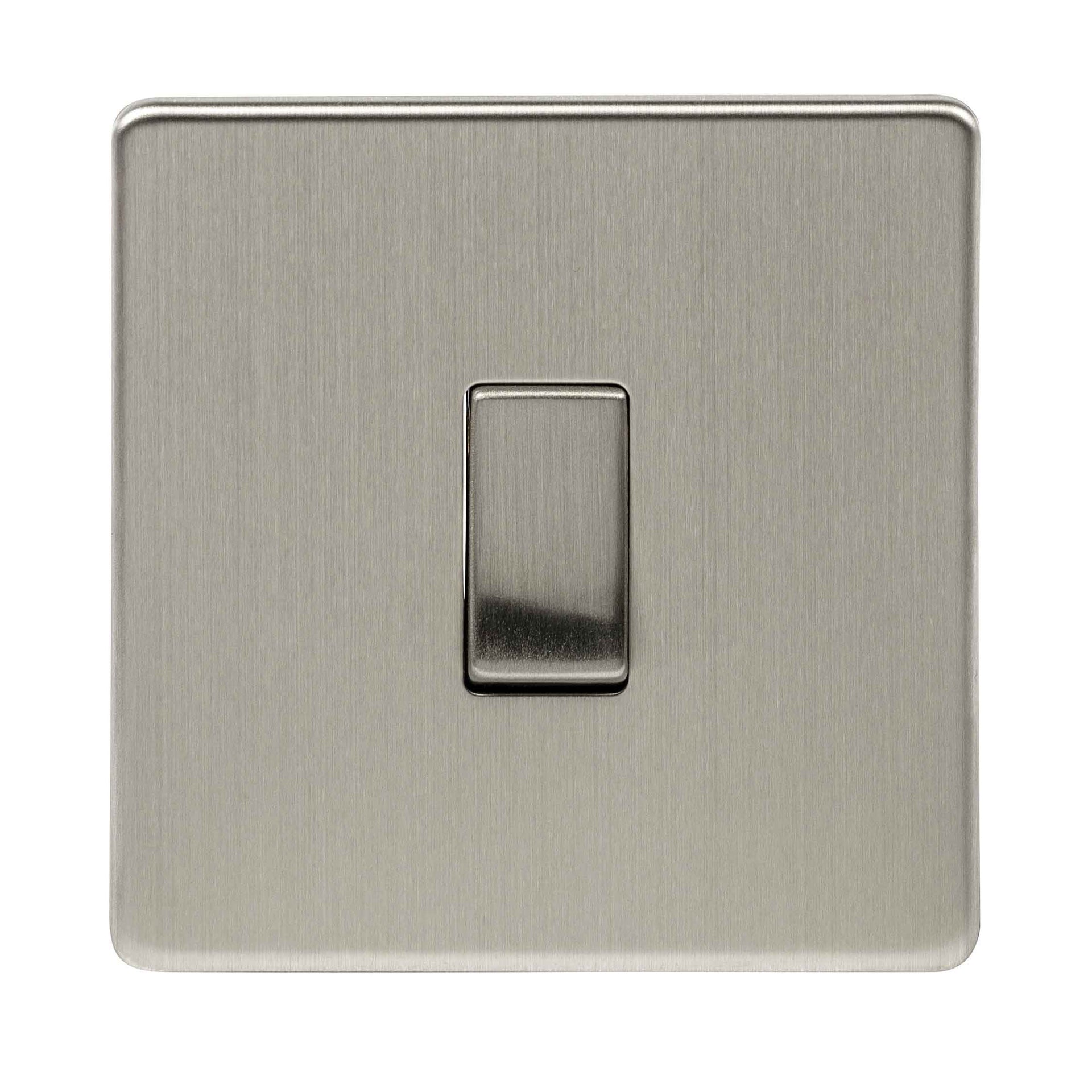 Niglon U-SP20DP-BC 1 Gang 20A DP Switch Brushed Chrome
