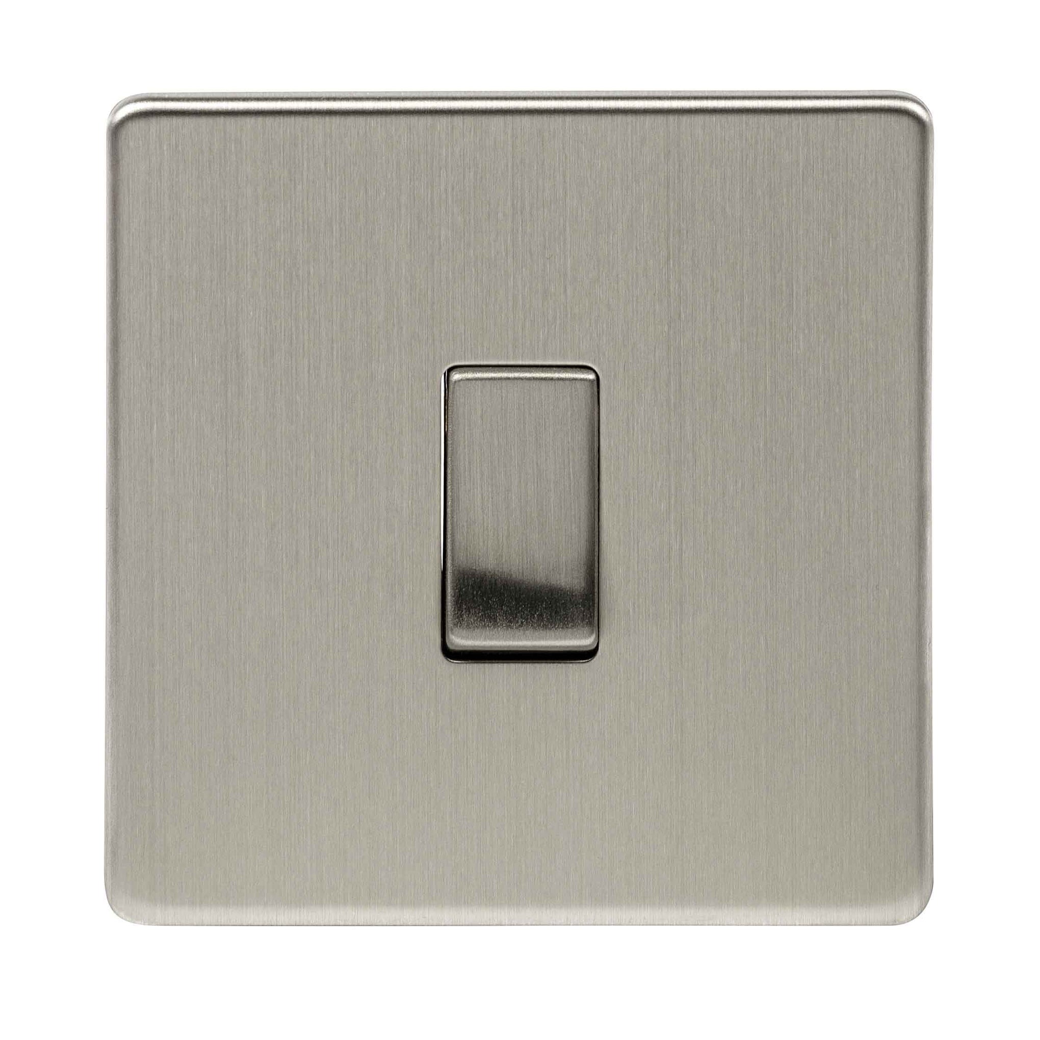 Niglon U-SP20DP-BC 1 Gang 20A DP Switch Brushed Chrome