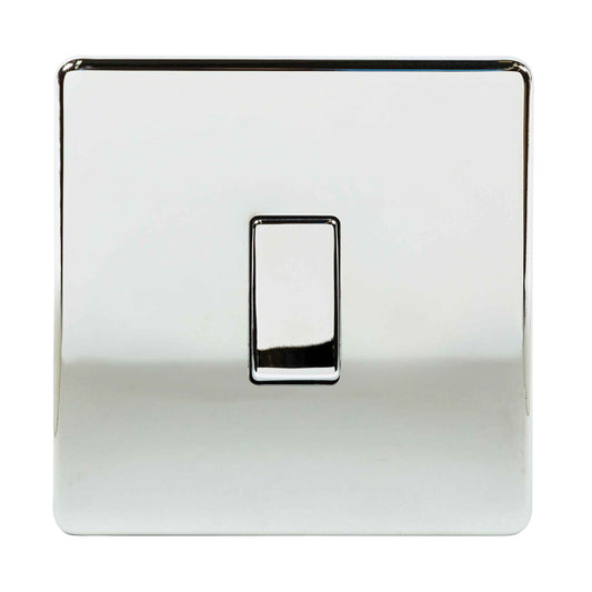 Niglon U-SP20DP-PC 1 Gang 20A DP Switch Polished Chrome