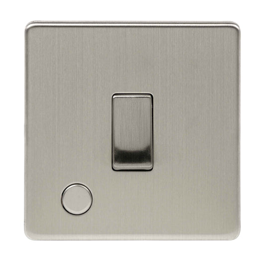 Niglon U-SP20DPF-BC 1 Gang 20A DP Switch with Flex Outlet Brushed Chrome