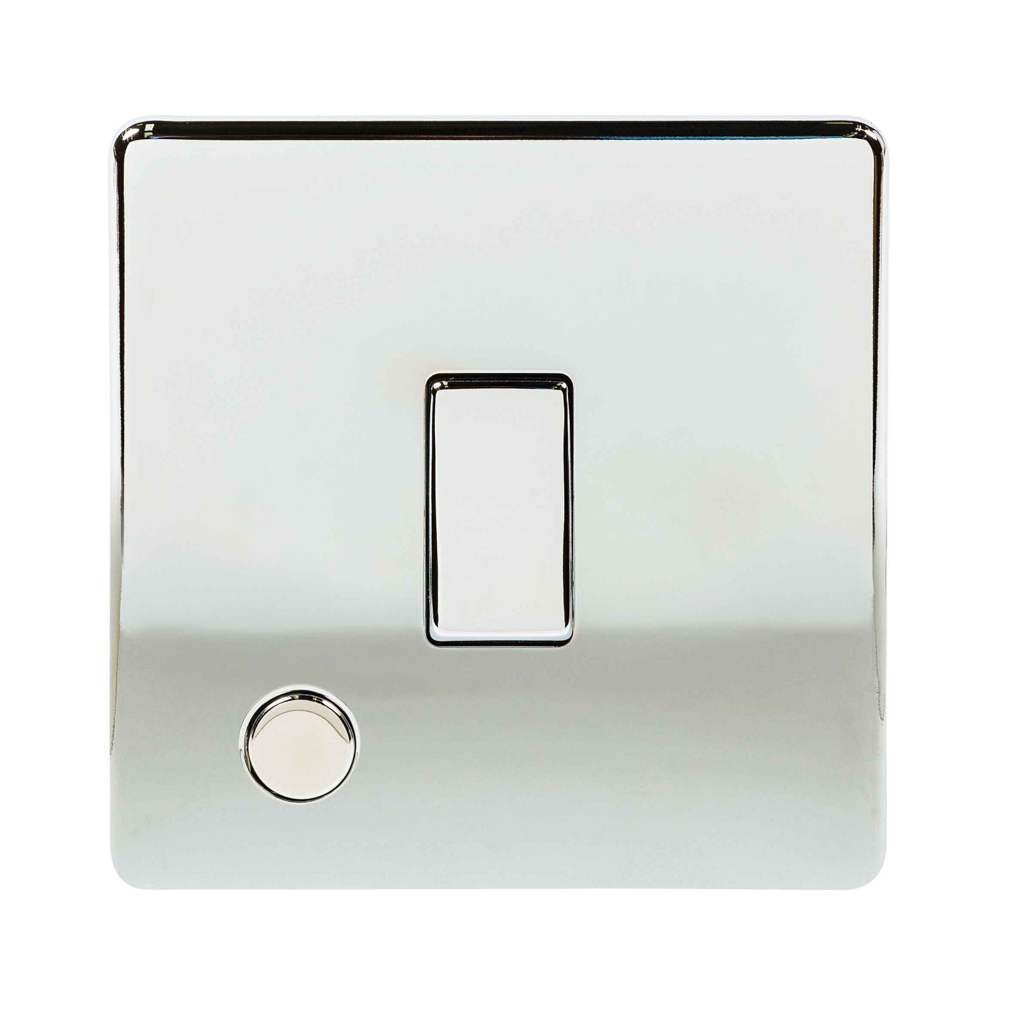 Niglon U-SP20DPF-PC 1 Gang 20A DP Switch with Flex Outlet Polished Chrome