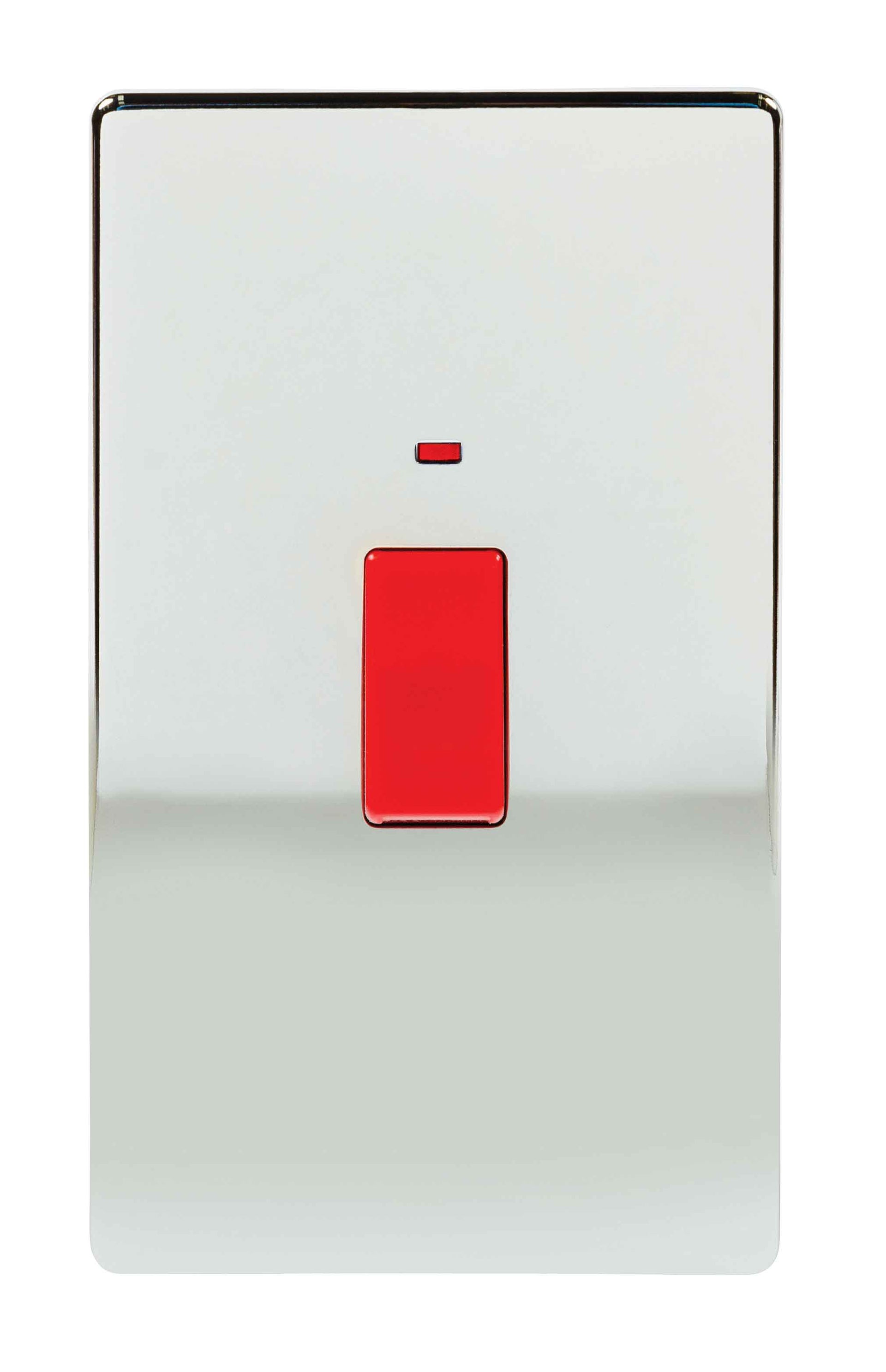 Niglon U-SP45LDPN-PC 2 Gang 45A DP Switch with Neon Polished Chrome