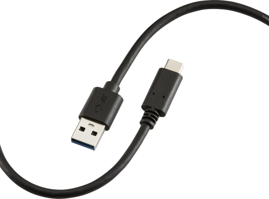 USBAC-1.5M USB-A To USB-C Charging Lead 1.5 Metre Black