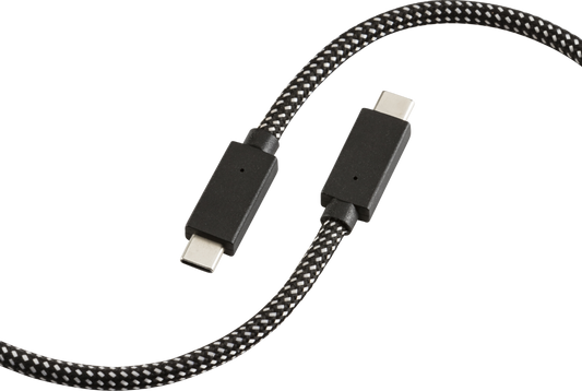 USBCCB-1.5M USB-C To USB-C Charging Lead 1.5 Metre Black Braided