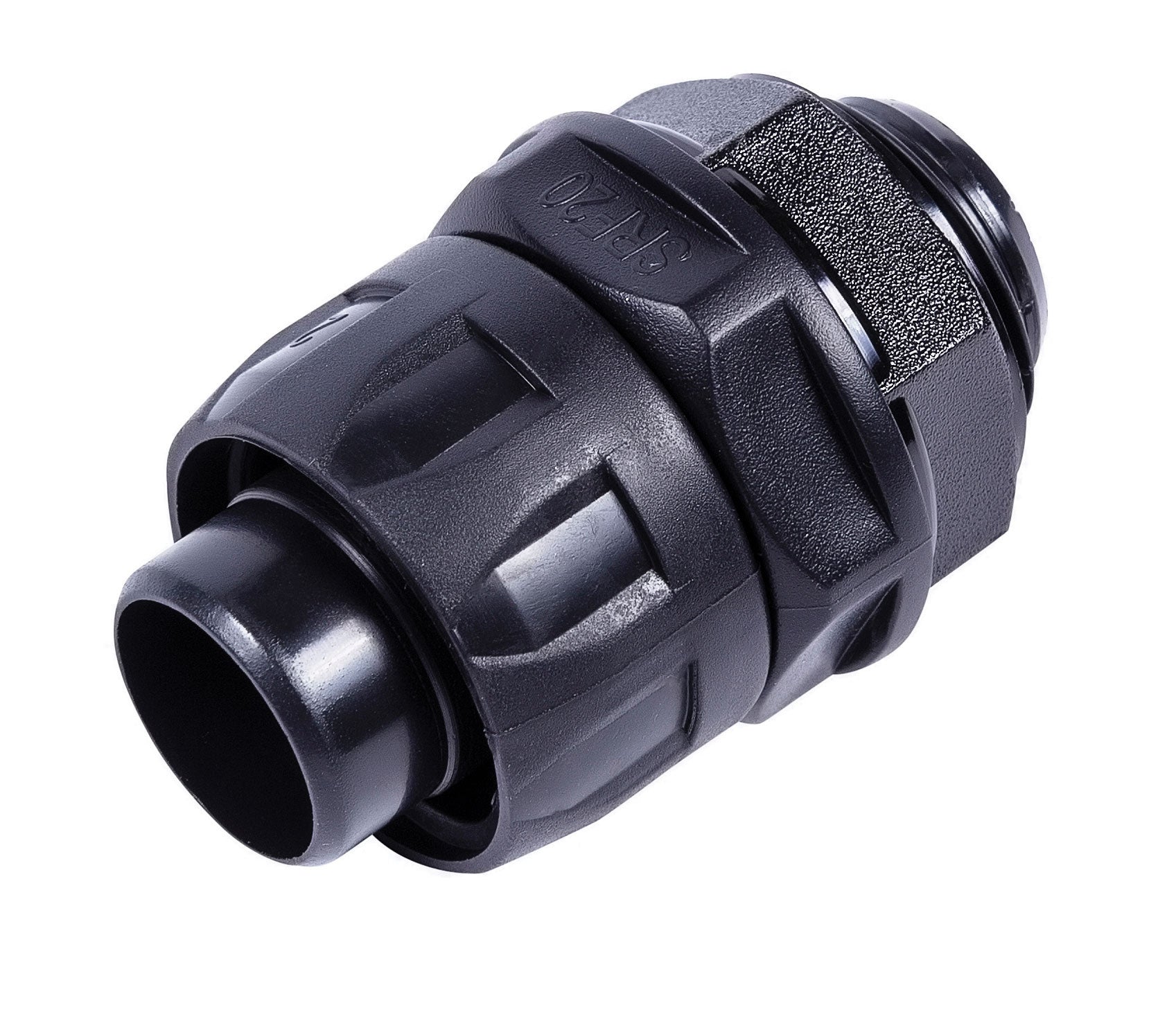 Niglon USG25B 25mm Straight Connector Black
