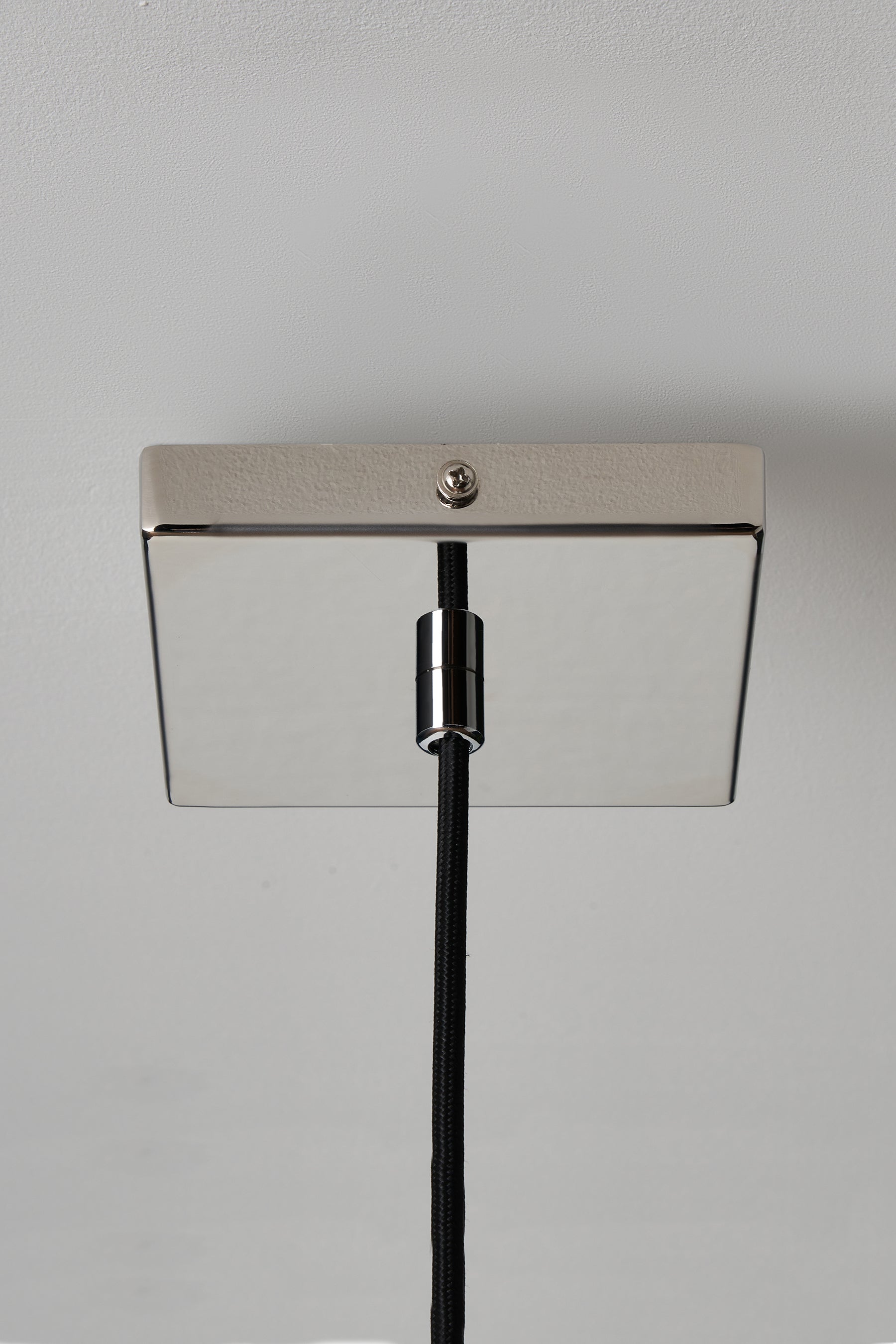 Forum VSC-39377 Atrani E27 Ceiling Pendant with Smoked Glass Shade Black Nickel