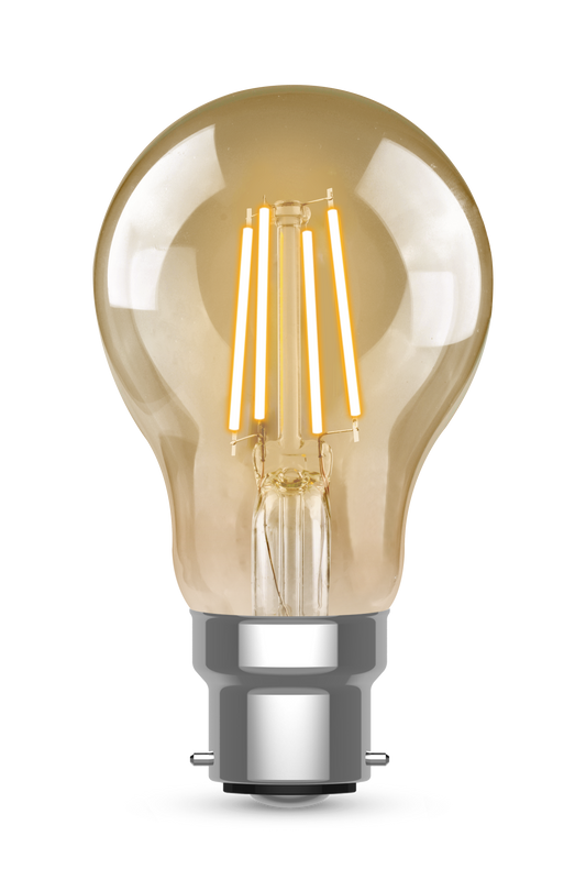 Kosnic VA4.2D-BC25 4.2W BC Gold Dimmable LED GLS 2500K