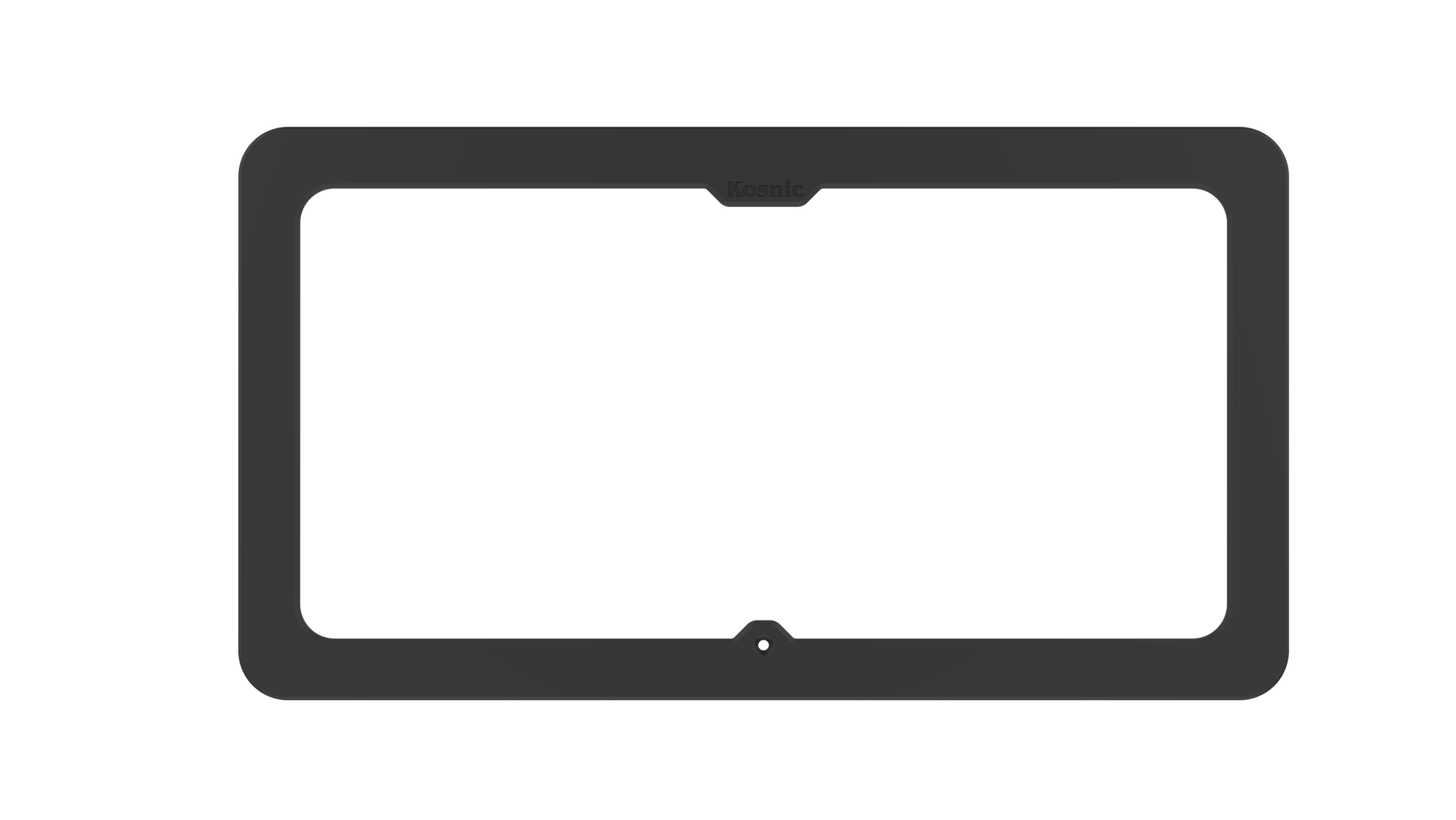 Kosnic VALT-BLK Vallon Duo Clip On Rectangular Fascia Black