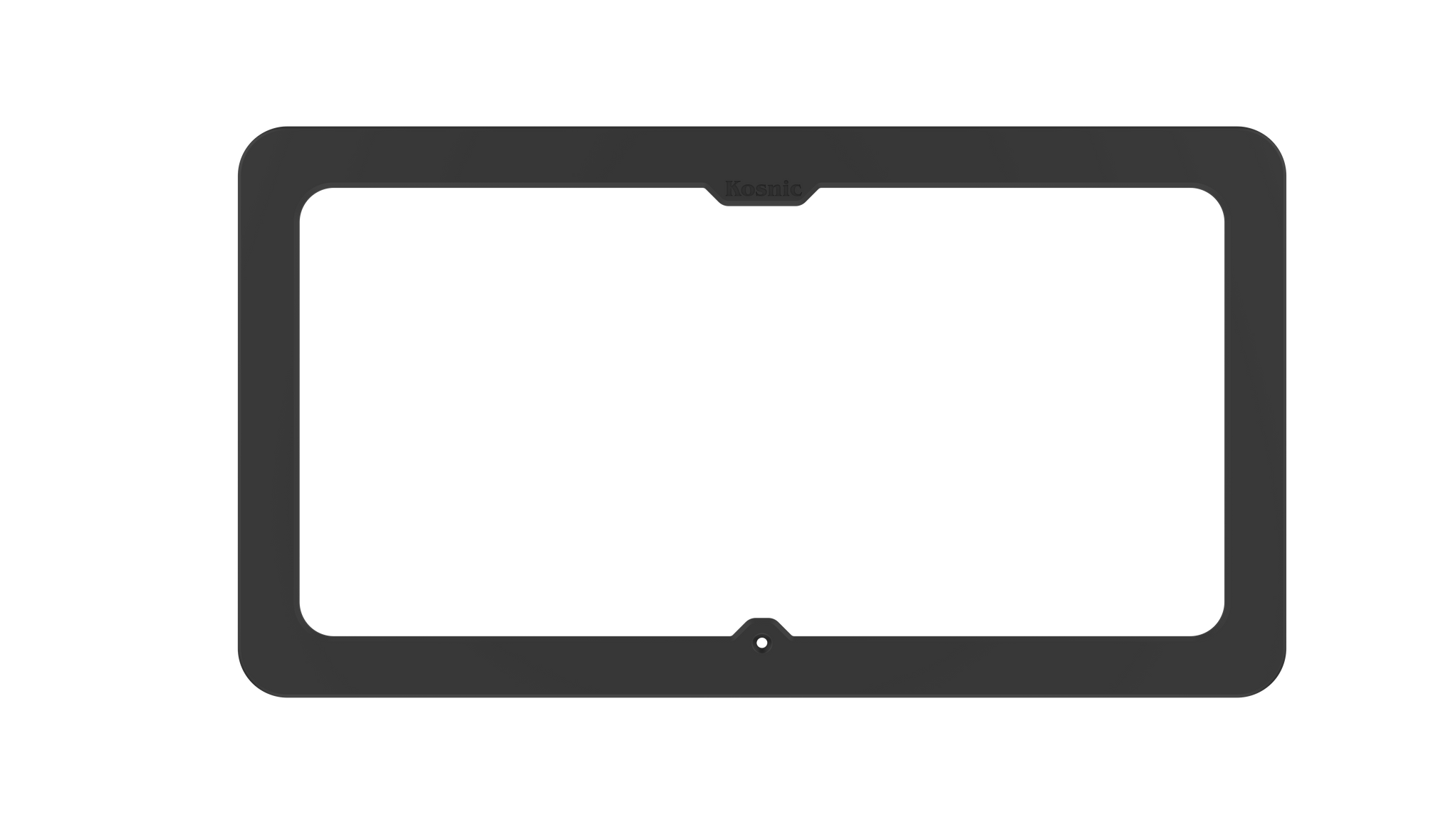 Kosnic VALT-BLK Vallon Duo Clip On Rectangular Fascia Black