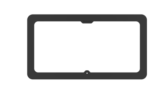 Kosnic VALT-BLK Vallon Duo Clip On Rectangular Fascia Black