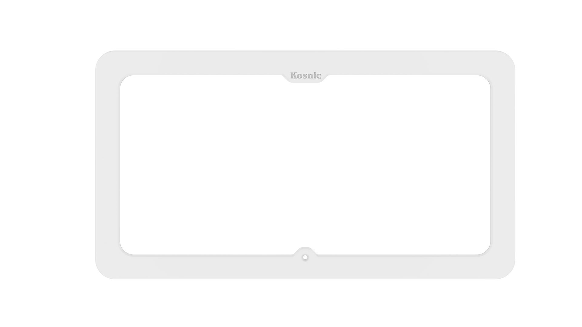Kosnic VALT-WHT Vallon Duo Clip On Rectangular Fascia White