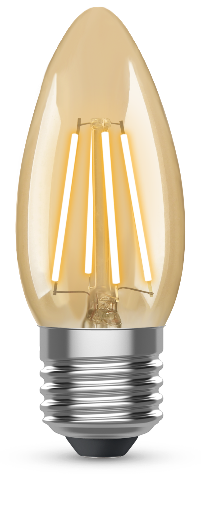 Kosnic VC4.2-ES25 Antique Filament 4.2W ES Gold LED Candle 2500K