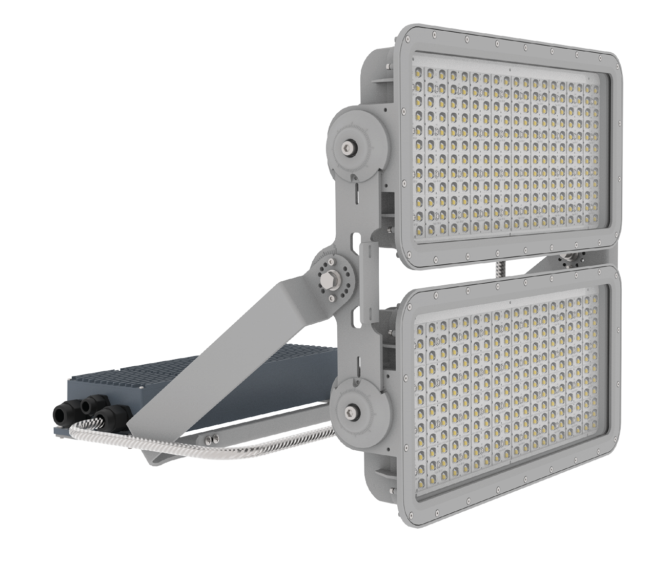 Kosnic VER1200-B150 Vermillion 1200W 10 Degree LED Floodlight 5000K IP66 Grey