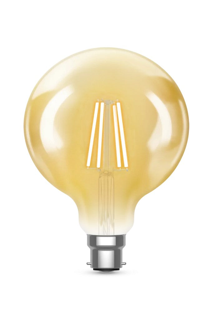 Kosnic VGL4.2-BC25 Antique Filament 4.2W BC Gold LED Globe 125 2500K