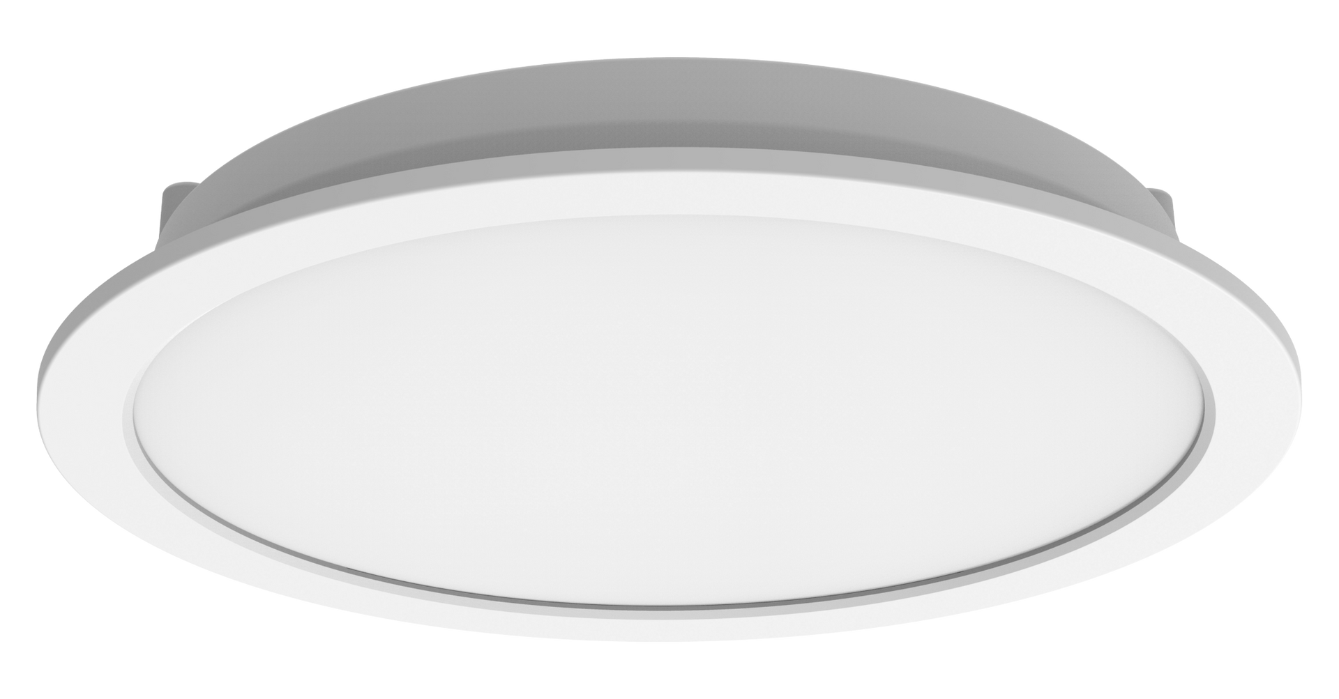 Kosnic VID4IN06 Vida 6W CCT Backlit Circular LED Panel Downlight IP20 White