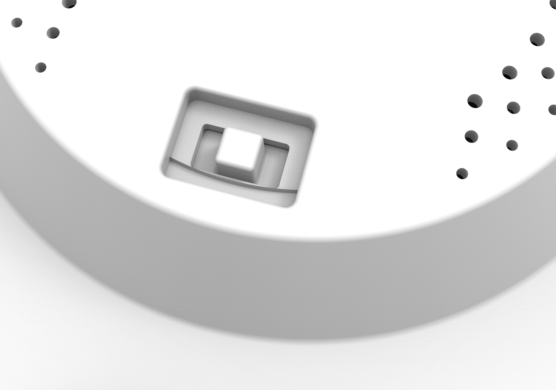 Kosnic VID4IN06 Vida 6W CCT Backlit Circular LED Panel Downlight IP20 White