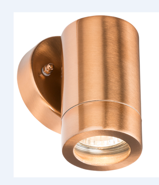Knightsbridge WALL1LC GU10 Wall Light Copper IP65