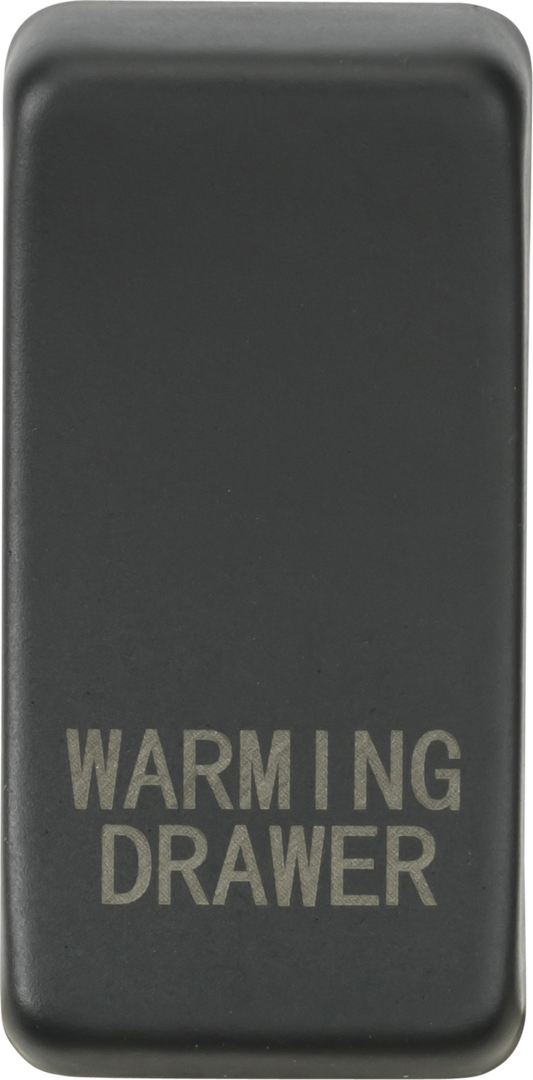 Knightsbridge GDWARMAT Warming Drawer Rocker Cap Anthracite