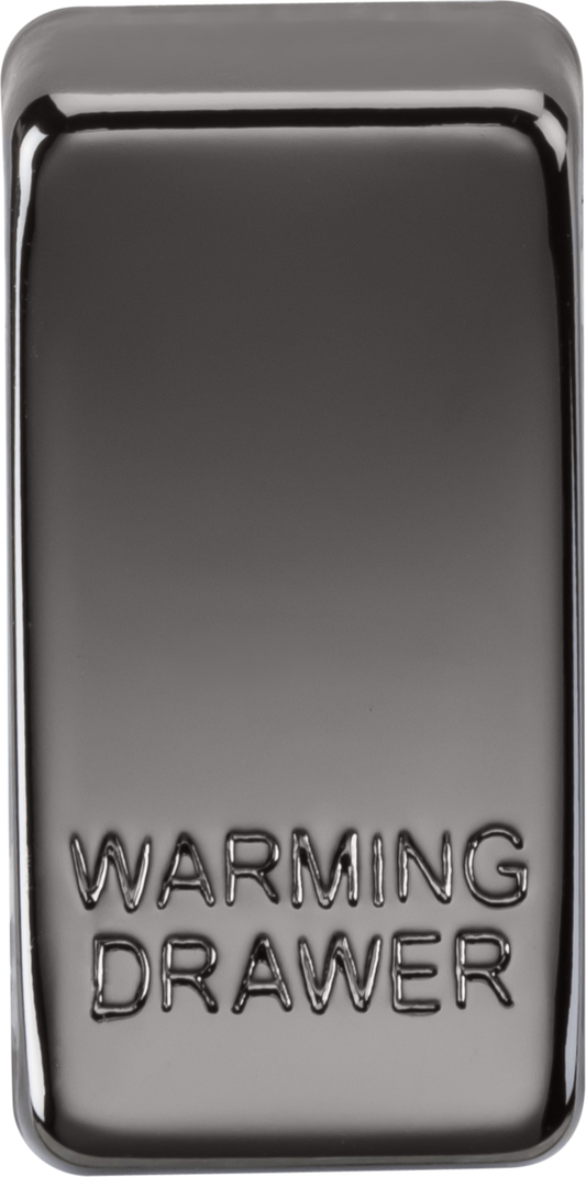 Knightsbridge GDWARMBN Warming Drawer Rocker Cap Black Nickel