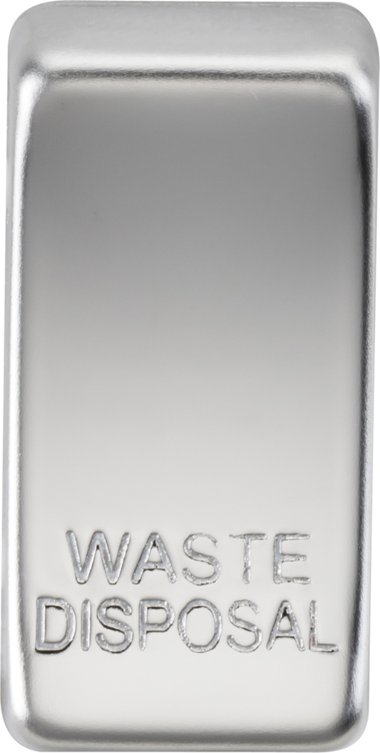 Knightsbridge GDWASTEPC Waste Disposal Rocker Cap Polished Chrome
