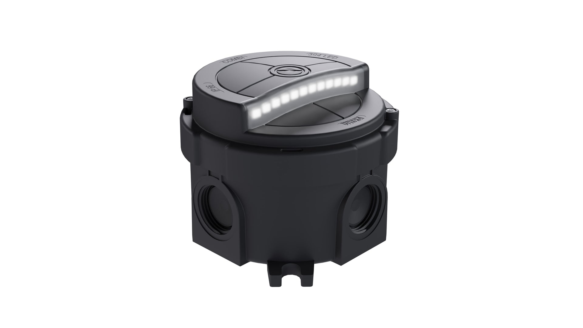 Wiska 10113542 COMBI® 304 LED 2.5W Circular Light 200lm Black IP66