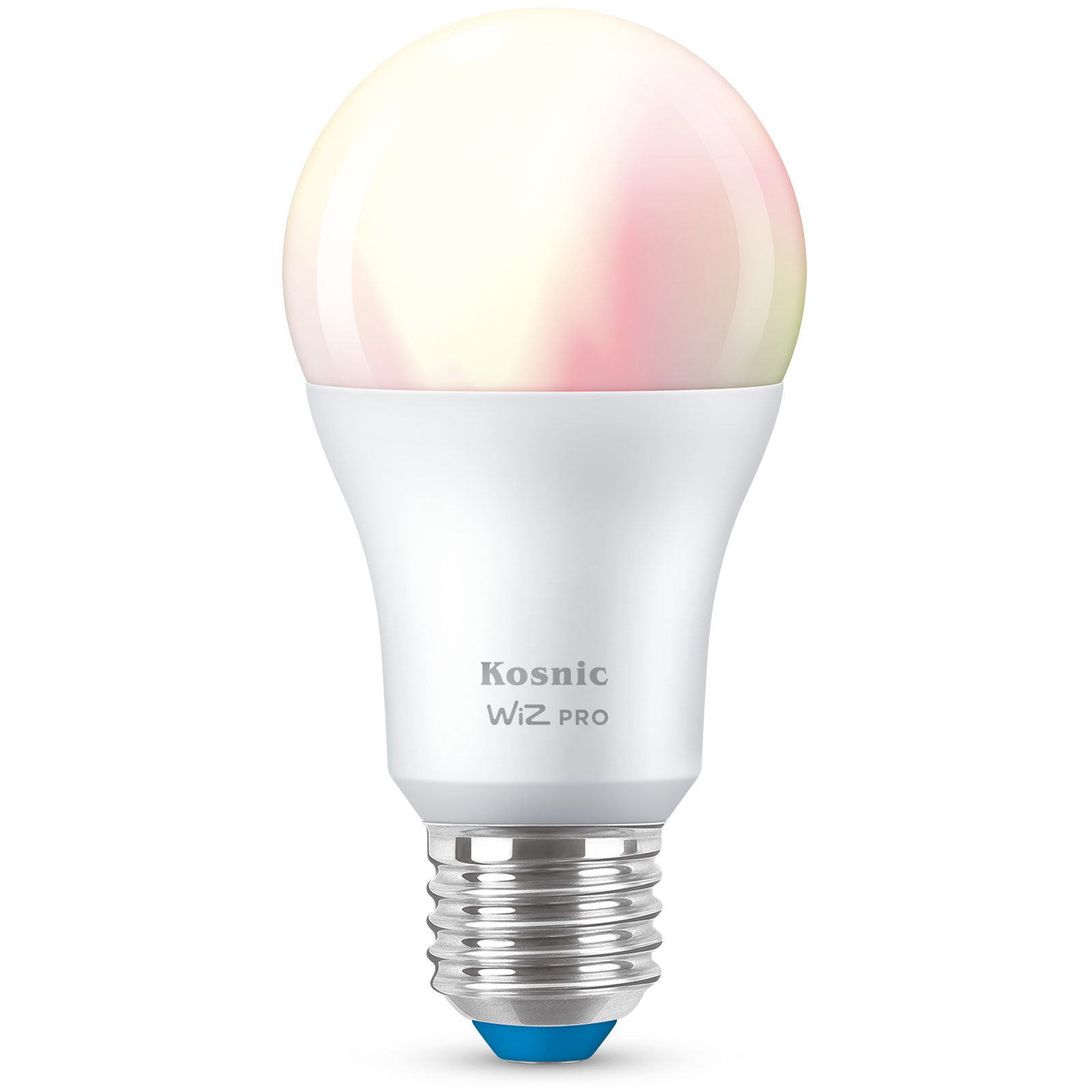 Kosnic WIZGLS60/E27-RGB Wiz Pro 8W ES CCT RGB Frosted LED Smart GLS