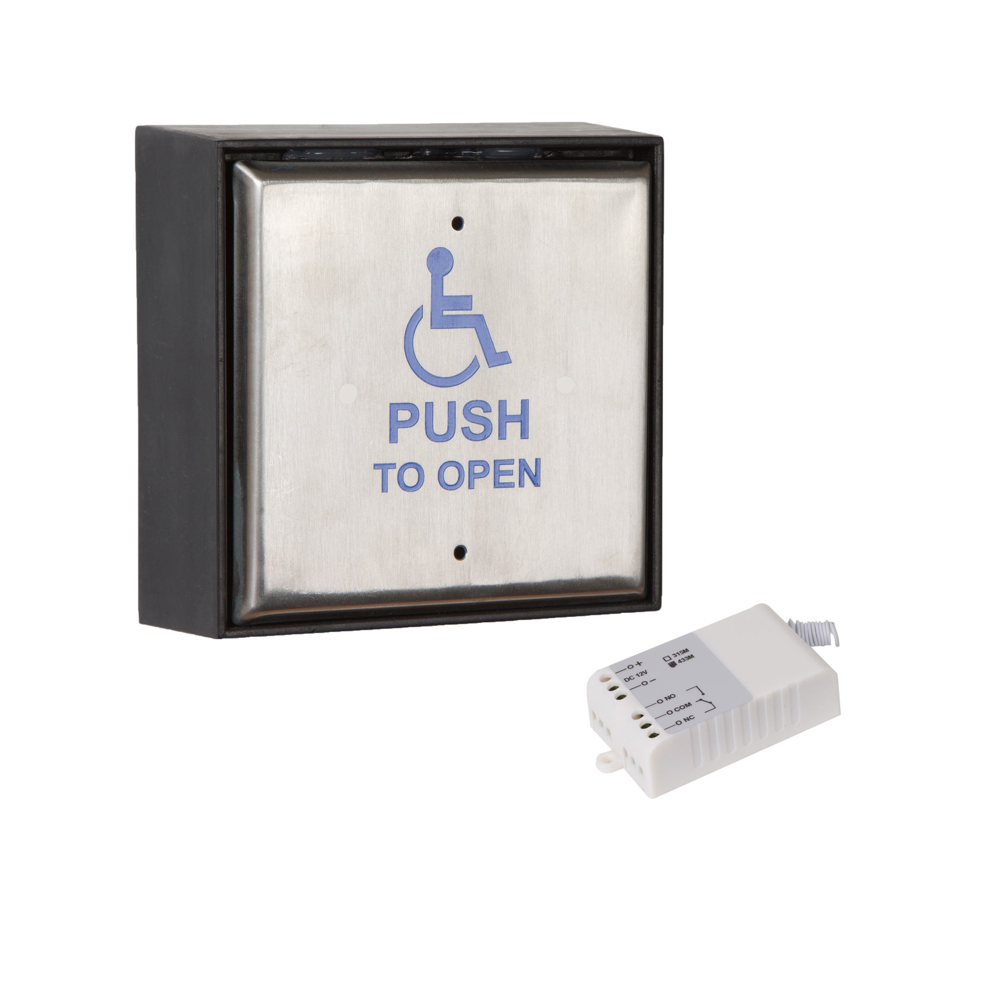 RGL WL-24-EBLPP04-KIT Square 'Push To Open' Push Plate Stainless Steel