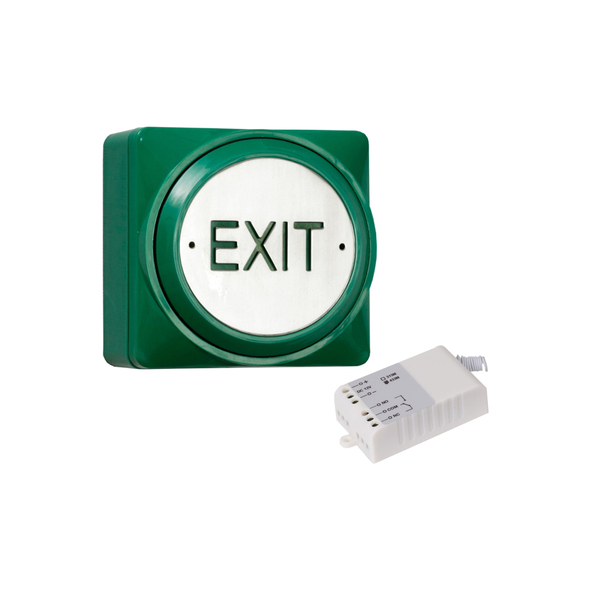 RGL WL-EBPP02P/W Round 'Exit' Push Plate White