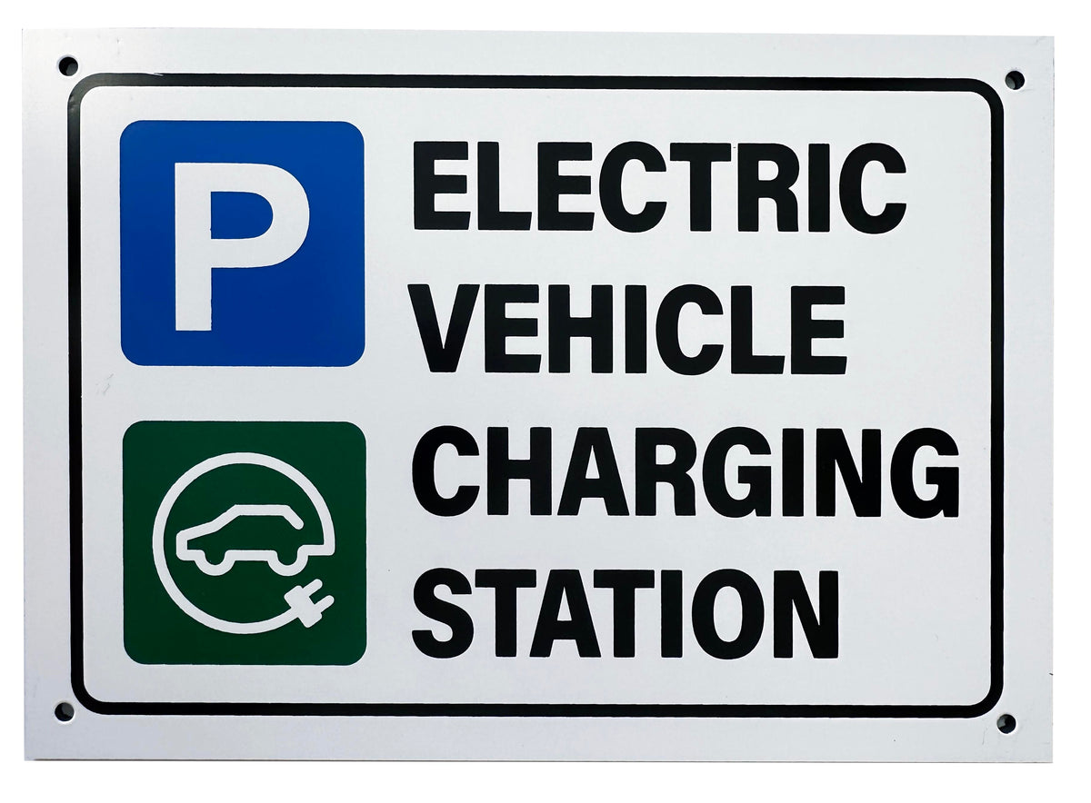 Elictrc Sign Deligo WLEVC Electric Vehicle Charging Station Sign A5 – ETC Electrical