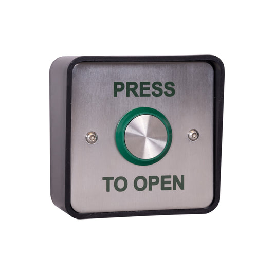 RGL WP-EBSS25/PTO Press To Open' Exit Button Stainless Steel