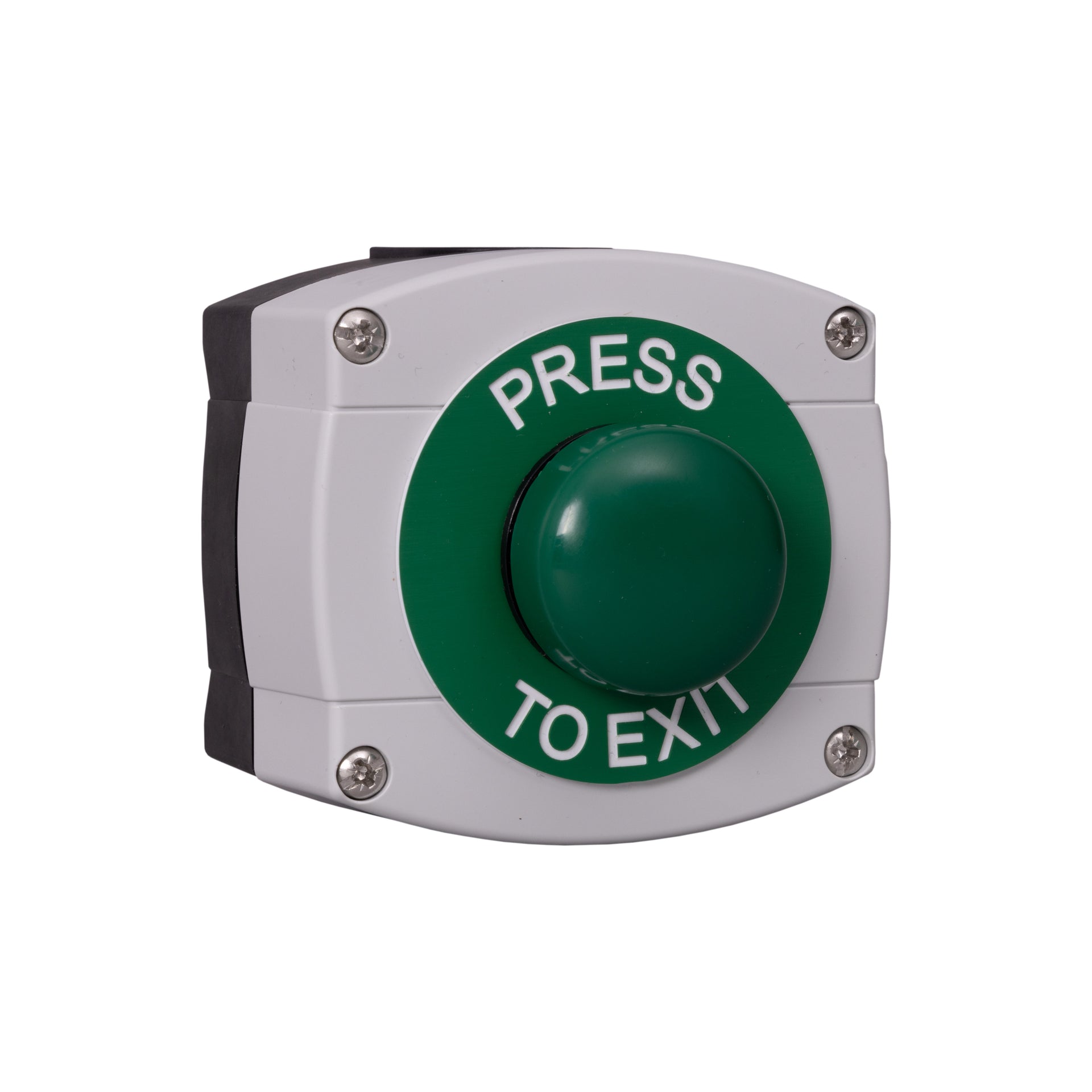 RGL WP66-G-GB/PTE Green Dome 'Press To Exit' Button Grey