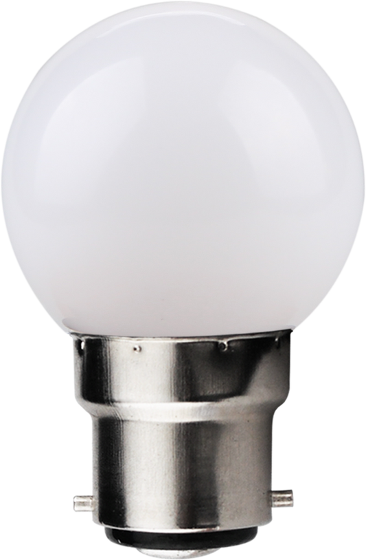 Kosnic KLED02GLF/B22-W Colour Golf 1W BC White LED Golfball