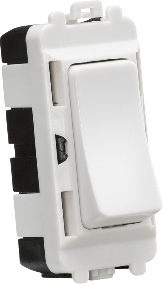 Knightsbridge GDM001U 20A 2 Way Grid Switch Module White