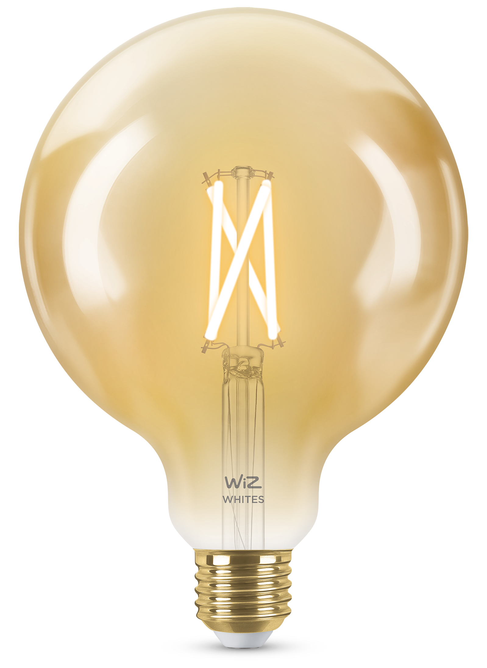 Kosnic WFBG12550-AMB/E27 Wiz Pro 7W ES CCT Amber LED Globe 125