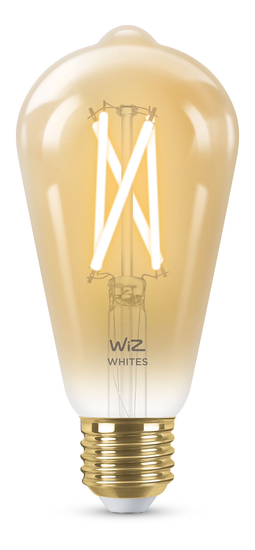 Kosnic WFBST6450-AMB/E27 Wiz Pro 7W ES CCT Amber LED ST64