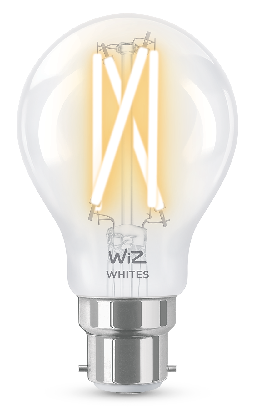 Kosnic WFBGLS60/B22 Wiz Pro 7W BC CCT Clear LED GLS