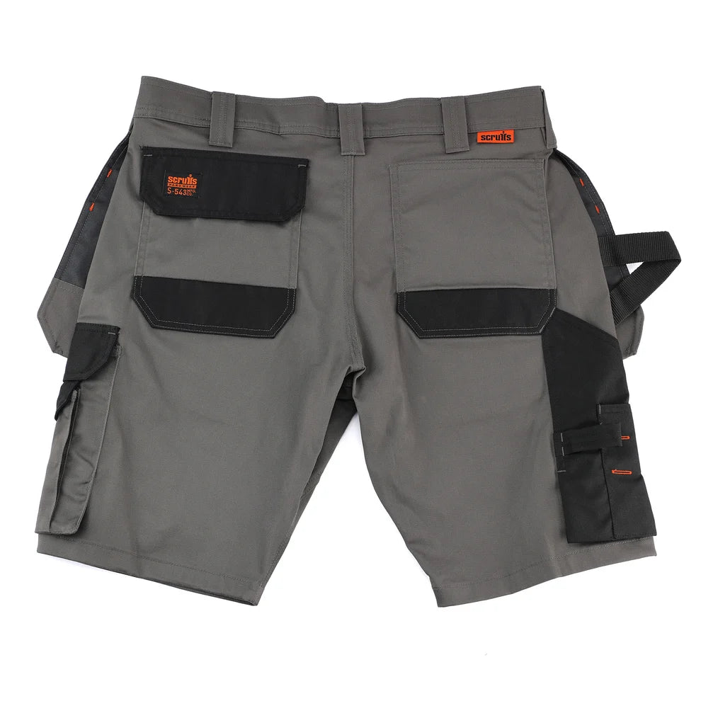 Scruffs Worker Plus Holster Shorts Graphite