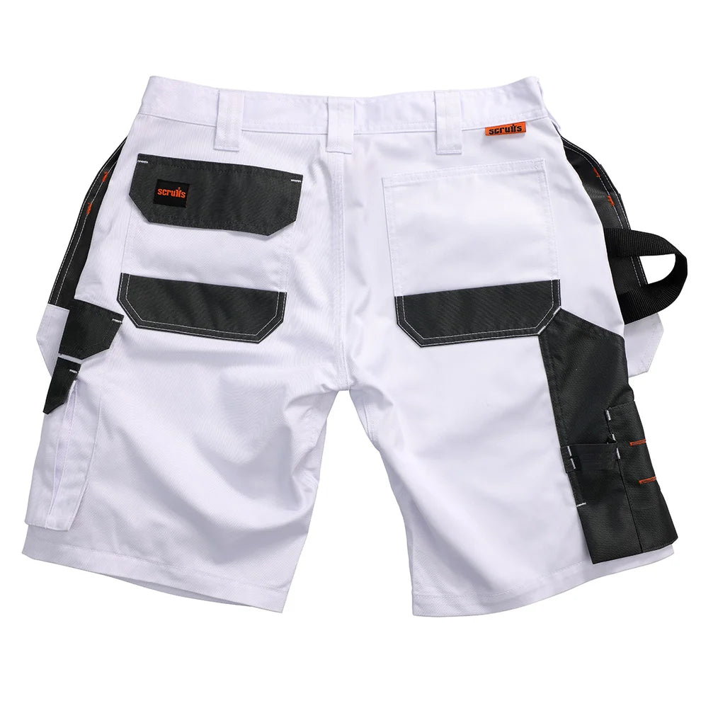 Scruffs Worker Plus Holster Shorts White