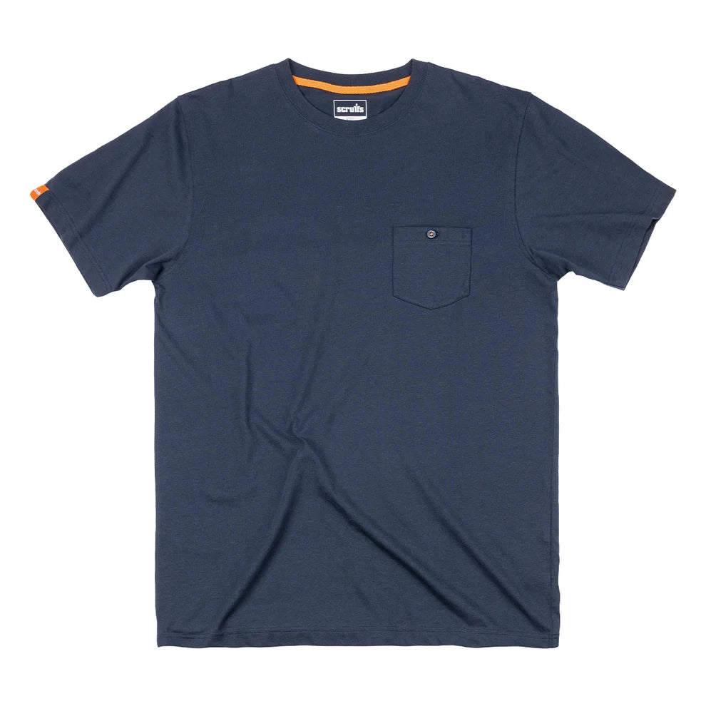 Scruffs Eco Worker Pocket T-Shirt Navy